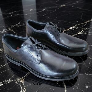 Men's Size 11 Red Wing Classic Black Oxford Leather Lace-Up Dress Shoes 4070